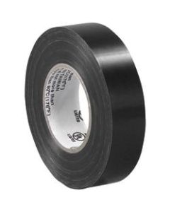 Tape Logic 6180 Electrical Tape, 1.25in Core, 0.75in x 60ft, Black, Case Of 200