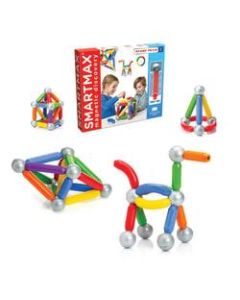 Smart Toys and Games SmartMax Magnetic Discovery Start Plus 30-Piece Set, Multicolor