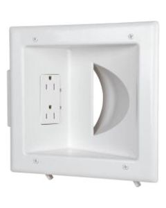 Datacomm Recessed Low Voltage Media Plate - 1 x Socket(s)