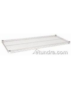 Focus Foodservice Chrome-Plated Wire Shelf, 2inH x 30inW x 18inD