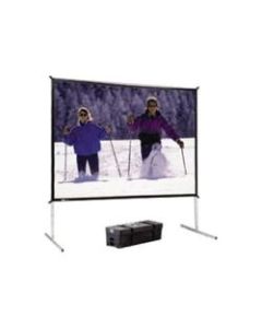 Da-Lite Fast-Fold Deluxe Screen System - Projection screen - 4:3 - Da-Mat