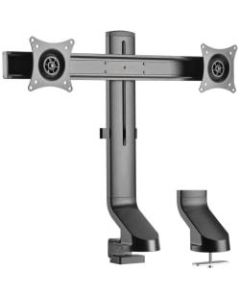 Tripp Lite Dual-Display Monitor Arm w/ Desk Clamp Height Adjustable 17-27in - 2 Display(s) Supported27in Screen Support - 15.43 lb Load Capacity - 75 x 75, 100 x 100 VESA Standard