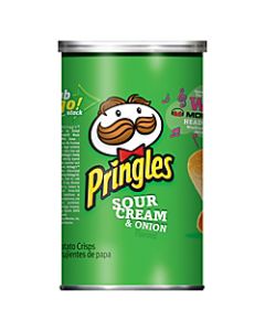 Pringles&reg Sour Cream & Onion - Sour Cream, Onion - Can - 1 Serving Can - 2.50 oz - 12 / Carton