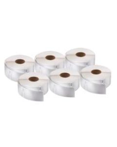 DYMO Return Address Labels For LabelWriter Label Printers, 3/4in x 2in, White, 500 Labels Per Roll, Pack Of 6 Rolls