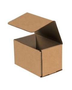 Office Depot Brand Corrugated Mailers, 5inH x 6inW x 5inD, Kraft, Pack Of 50 Mailers