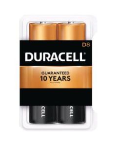 Duracell Coppertop D Alkaline Batteries, Pack Of 8