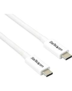 StarTech.com 2m Thunderbolt 3 Cable - 20Gbps - White