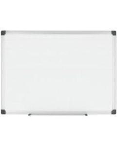 Bi Office Maya Magnetic Dry-Erase Whiteboard, 960in x 484in, Aluminum Frame With Silver Finish