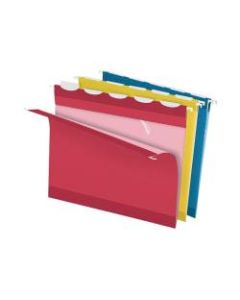 Pendaflex Premium Ready-Tab Reinforced Hanging Folders, Letter Size, 1/5-Cut Tab, Assorted, Box Of 20
