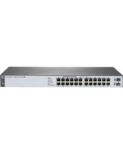 HPE 1820-24G-PPoE+ (185W) Switch - 24 Ports - Manageable - 2 Layer Supported - PoE Ports - 1U High - Rack-mountable, Wall Mountable, Under Table, Desktop - Lifetime Limited Warranty