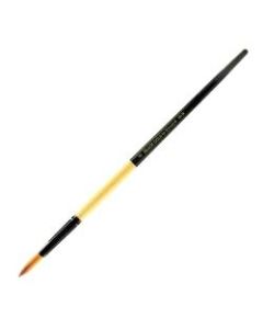 Dynasty Long-Handled Paint Brush 1526R, Size 8, Round Bristle, Nylon, Multicolor