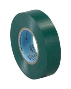 Tape Logic 6180 Electrical Tape, 1.25in Core, 0.75in x 60ft, Green, Case Of 200