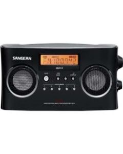 Sangean Radio Tuner - 5 x AM, 5 x FM - LCD Display - Headphone - 6 x C