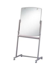 Quartet Large Reversible Total Erase Mobile Easel, Neutral Frame, 30in x 41in