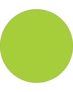 Tape Logic Removable Inventory Labels, DL1389FG, Round, 1in, Fluorescent Green, Roll Of 500