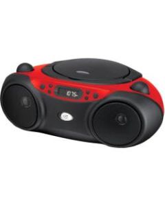 GPX BC232R Radio/CD Player Boombox - 1 x Disc - Red - CD-DA