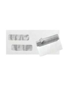 LUX #10 Invoice Envelopes, Double-Window, Peel & Press Closure, White, Pack Of 1,000