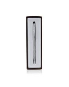 Cross Classic Century Ballpoint Pen, Medium Point, 1.0 mm, Satin Chrome Barrel, Black Ink