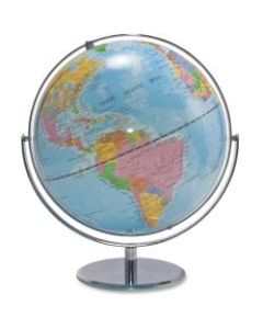 Advantus 12in Political World Globe - 13in Width x 16in Height - 12in Diameter - Multi