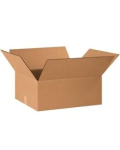 Office Depot Brand Corrugated Boxes, 10inH x 18inW x 22inD, 15% Recycled, Kraft, Bundle Of 20