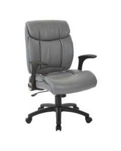 Office Star Work Smart High-Back Chair, Charcoal/Black