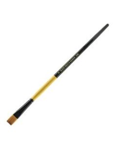 Dynasty Long-Handled Paint Brush 1526B, Size 8, Bright Bristle, Nylon, Multicolor