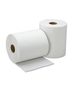 SKILCRAFT All-Purpose Embossed 1-Ply Hardwound Paper Towels, 100% Recycled, 600ft Per Roll, Pack Of 12 Rolls
