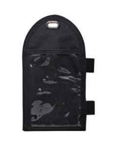 Advantus Vertical Badge Holder - Support 2.25in x 3.50in Media - Vertical - Metal - 12 / Box - Black