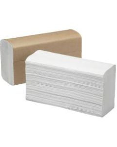 SKILCRAFT Multifold Towels - Multifold - 9.25in x 9.50in - White - Fiber Paper - Chlorine-free, Eco-friendly - 250 Per Pack - 16 / Box - TAA Compliant
