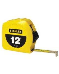 Stanley Bostitch Thumb Latch Lock Measuring Tape, 12ft