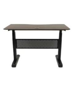 Boss 48inW Height-Adjustable Desk, Mocha