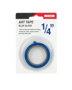 Cosco Art Tape, 1/4in x 324in, Gloss Blue