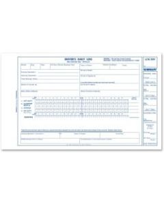 Rediform Carbonless 2-part Drivers Daily Log Book - 2 PartCarbonless Copy - 5.37in x 8.75in Form Size - White - Black Print Color - Recycled - 1 / Each