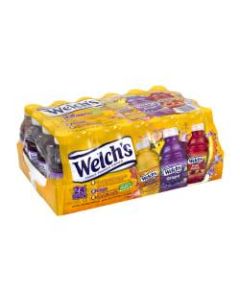 Welchs Juice, 10 Oz, Assorted Flavors, Pack Of 24 Bottles