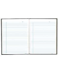 Blueline Business Notebook, 9-1/4in x 7-1/4in, College Rule, 96 Sheets, 50% Recycled, Blue