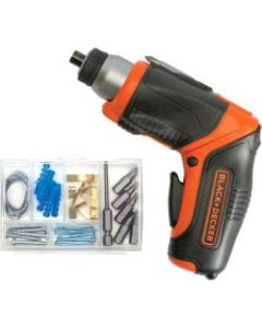 Black & Decker 4V MAX Lithium Pivot Screwdriver with Accessories - Driver Drill - Cordless - Lithium Ion (Li-Ion)