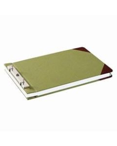 Wilson Jones 2-Ring Binder With Slotted-Lock Post, 3in Round Rings, Green/Red