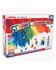 Roylco Straws And Connectors, 8in x 25in, Pack Of 400