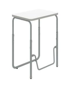 Safco AlphaBetter 2.0 Height-Adjustable Student Sit/Stand Desk With Pendulum Bar, 43inH x 48inW x 20inD, Dry Erase