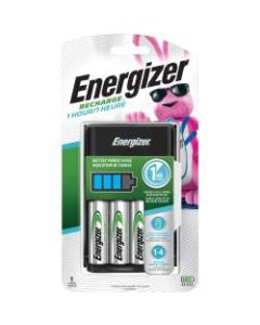 Energizer Recharge AA/AAA Battery Charger - 3 / Carton - 1 Hour Charging - 4 - AA, AAA