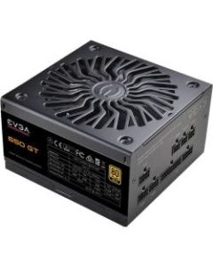 EVGA SuperNOVA 650 GT Power Supply - Internal - 120 V AC, 230 V AC Input - 3.3 V DC @ 20 A, 5 V DC @ 20 A, 12 V DC @ 54 A, -12 V DC @ 300 mA, 5 V DC @ 3 A Output - 650 W - 1 +12V Rails - 1 Fan(s)  - 92% Efficiency