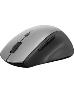 Lenovo ThinkBook Wireless Media Mouse - Optical - Wireless - Radio Frequency - 2.40 GHz - Black - 1 Pack - USB Type A - 2400 dpi - 7 Button(s) - Right-handed Only