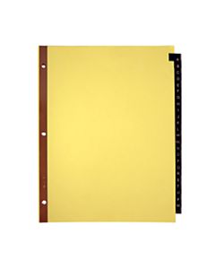 Office Depot Brand Preprinted Tab Dividers, A-Z Tab