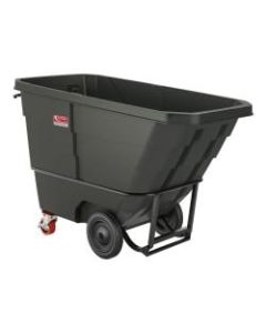 Suncast Commercial Tilt Truck, Standard Duty, 1 Cu Yd., 43-13/16inH x 33-7/8inW x 70inD, Black