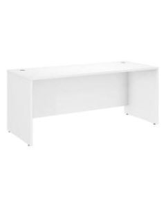 Bush Business Furniture Studio C Office Desk, 72inW x 30inD , White, Standard Delivery