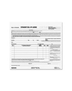 Rediform Snap-A-Way Bill of Lading Forms - 3 Part - Carbonless Copy - 8 1/2in x 7in Sheet Size - 2 x Holes - White Sheet(s) - Black Print Color - 250 / Pack