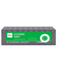 Office Depot Brand Invisible Tape Refills, 3/4in x 1,296in, Pack Of 10