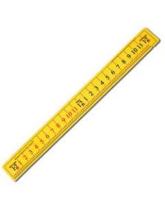Learning Advantage Student Elapsed Time Rulers, 17 1/2in, Multicolor, Pack Of 12