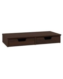 Bush Furniture Key West Desktop Organizer With Drawers, Bing Cherry, Standard Delivery