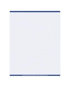 Medicaid-Compliant High-Security Perforated Laser Prescription Forms, Full Sheet, 1-Up, 8-1/2in x 11in, Blue, Pack Of 500 Sheets